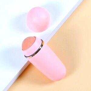 NEW! Oil Absorbing Volcanic Stone Facial Roller Massager